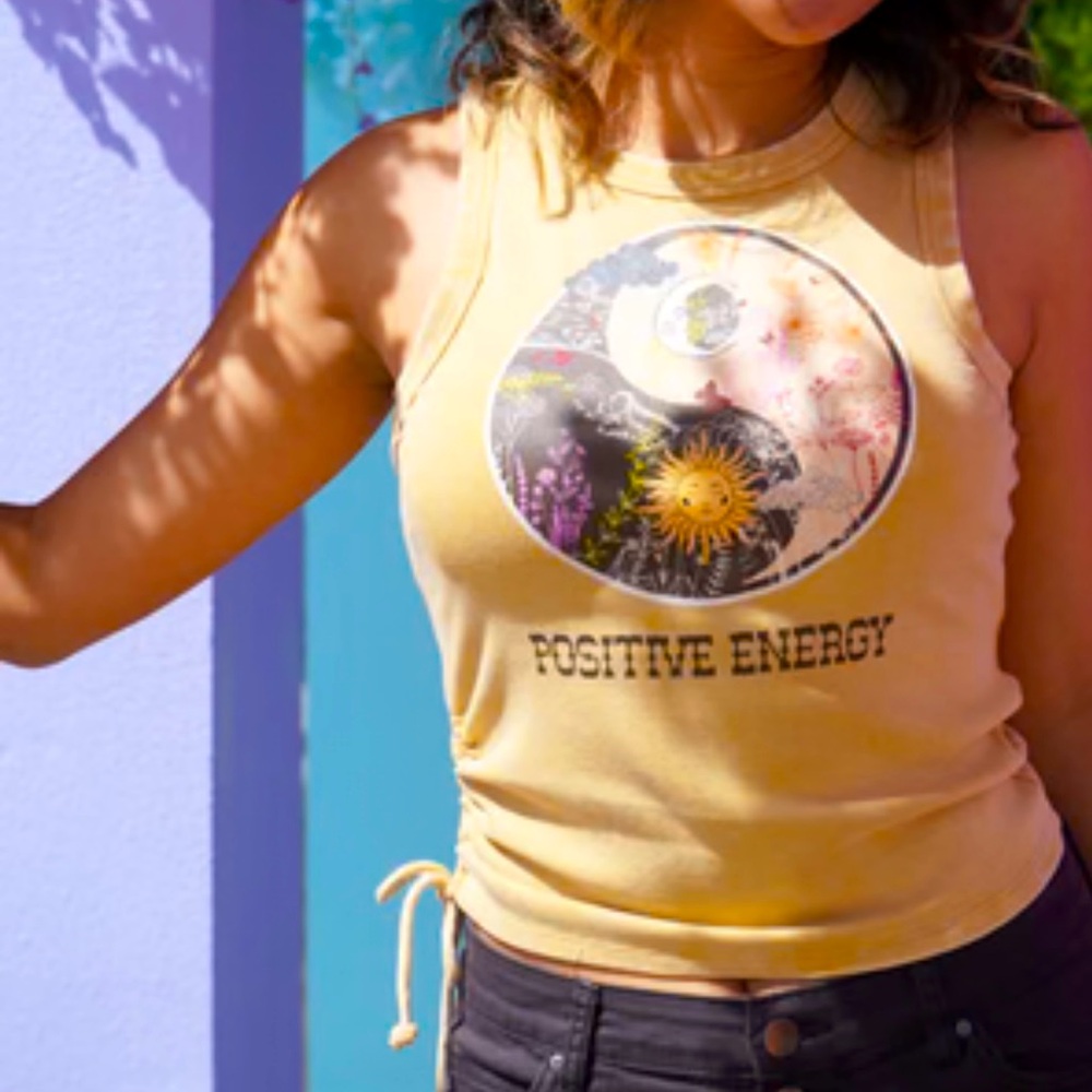Positive Energy Tank - Self Esteem women’s size large‎